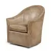 Sydney Chaps Leather Swivel Chair